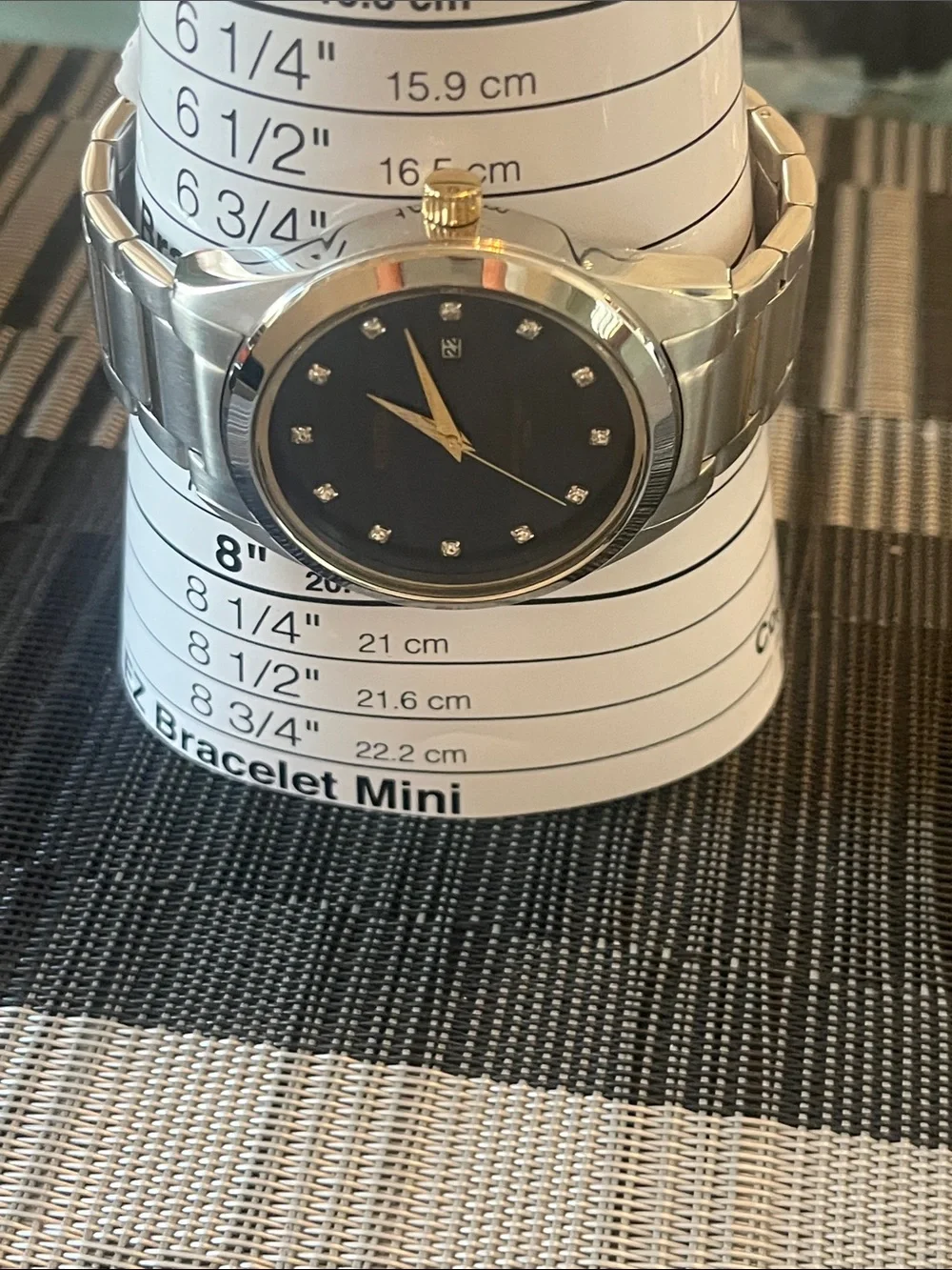 Armitron Silver and Gold Two-Tone Bracelet Watch